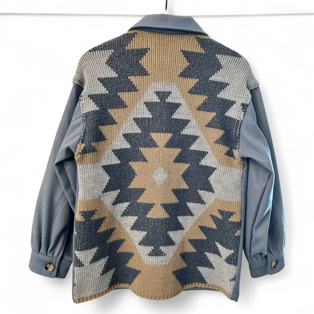 SOUTHWESTERN STYLE SHIRT/JACKET - Picture 3 of 11